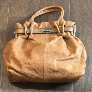 NWT Lanvin Brown Leather Kentucky Shoulder Bag